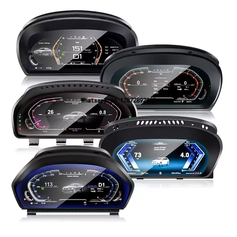

Digit Cluster Instrument Speedometer LCD AC Control Panel Car DVD Player for F10 F20 F30 for E60 E90 X5 X6 5 Series
