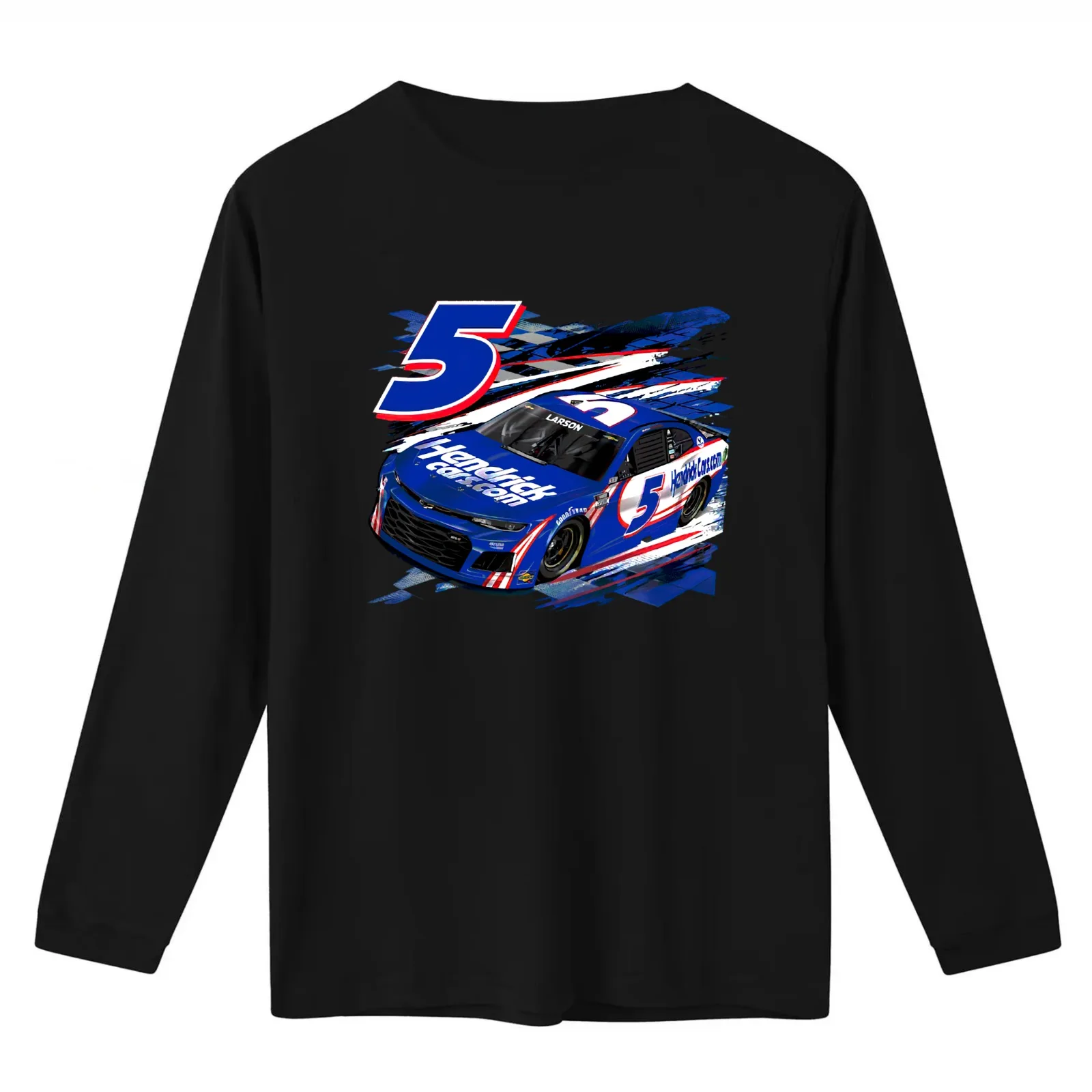 Kyle Larson wins at Nashville Kyle Larson T-Shirt Summer Casual Cotton Tee Oversized Streetwear Tops Vintage Graphic Print