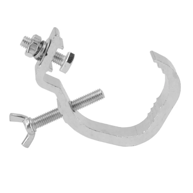 

10PCS Stage Light Clamp 77lb Truss Clamp Aluminium Alloy Effortless Install Fits 30 To 52mm OD Pipe Stage Mount Hook