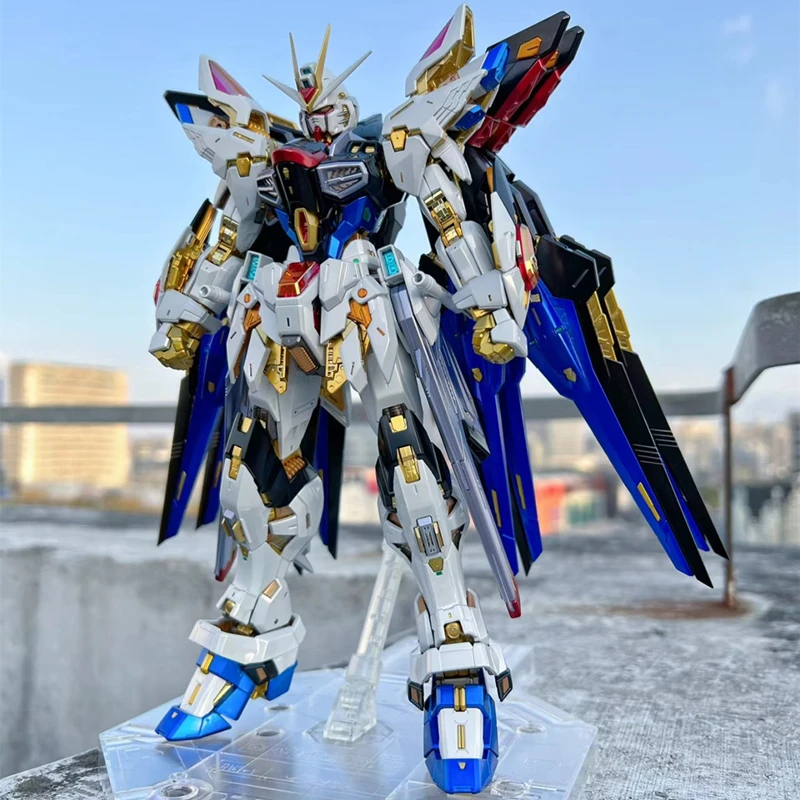 

Pianxin MG 1/100 MGEX Strike Freedom Model Kit Ko Ver Series Puzzle Action Humanoid Robot Plastic Mold Toy Collectible Gift