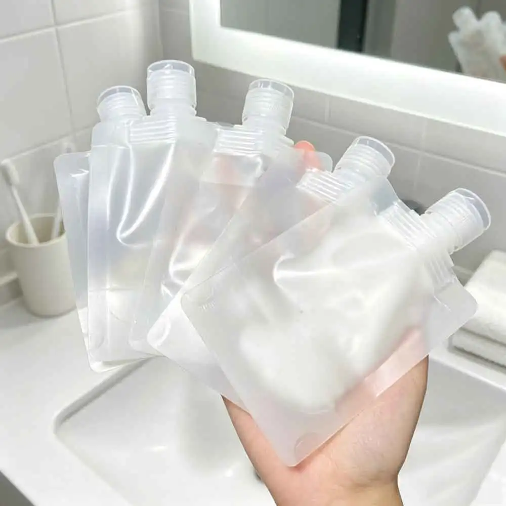 vvocci 30/50/100ML Travel Subpackage Cosmetic 10Pcs Thickened Lotion Shower Gel Shampoo Portable Facial Cleanser