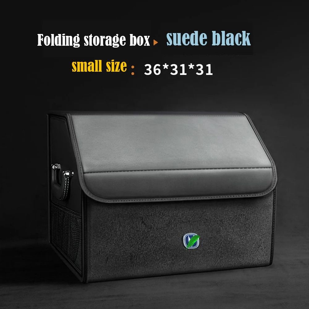 Suede For CHANGAN AVATR 11 CS55PLUS CS75 UNIV UNIT UNIK Car Trunk Folding Box Trim Organizer Box Auto Multiuse Tools Storage