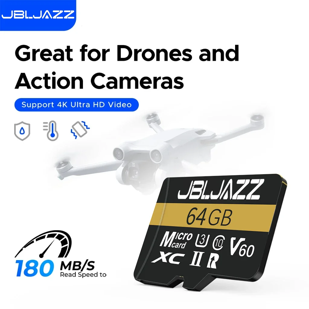 Original High-Speed Micro TF SD Card 64GB TF Card Class 10 512GB 256GB 128GB SD Memory Card TF Flash Card for Smartphone And PC
