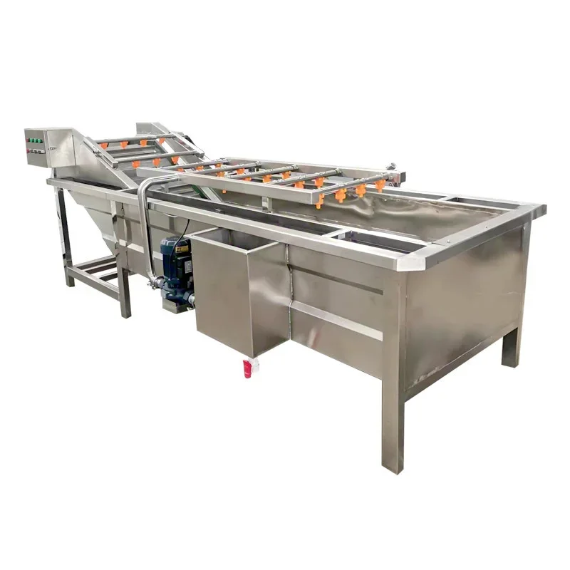 Fruit and Vegetable Bubble Washer, Multifunctional Fruit and Vegetable Washing Equipment, Fully Automatic Commercial(Customized)