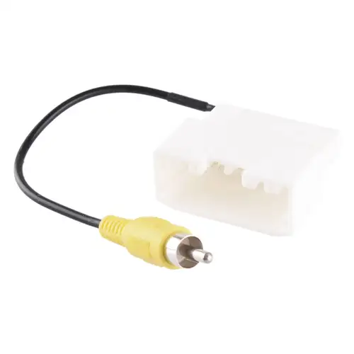 Imagen 2 del producto Arnés de cámara de respaldo estéreo para coche, adaptador de cableado RCA, Cable de vídeo apto para Chrysler 200 300 Dodge Caravan Journey Jeep Commander