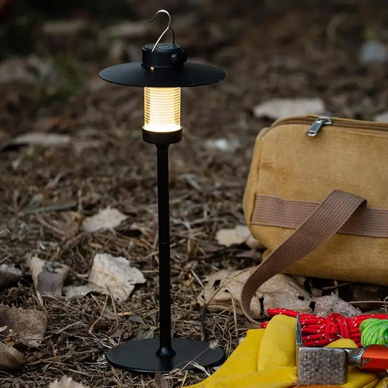 Lanterna LED impermeável recarregável, Lanterna ao ar livre ímã, USB recarregável para camping caminhadas e churrasco