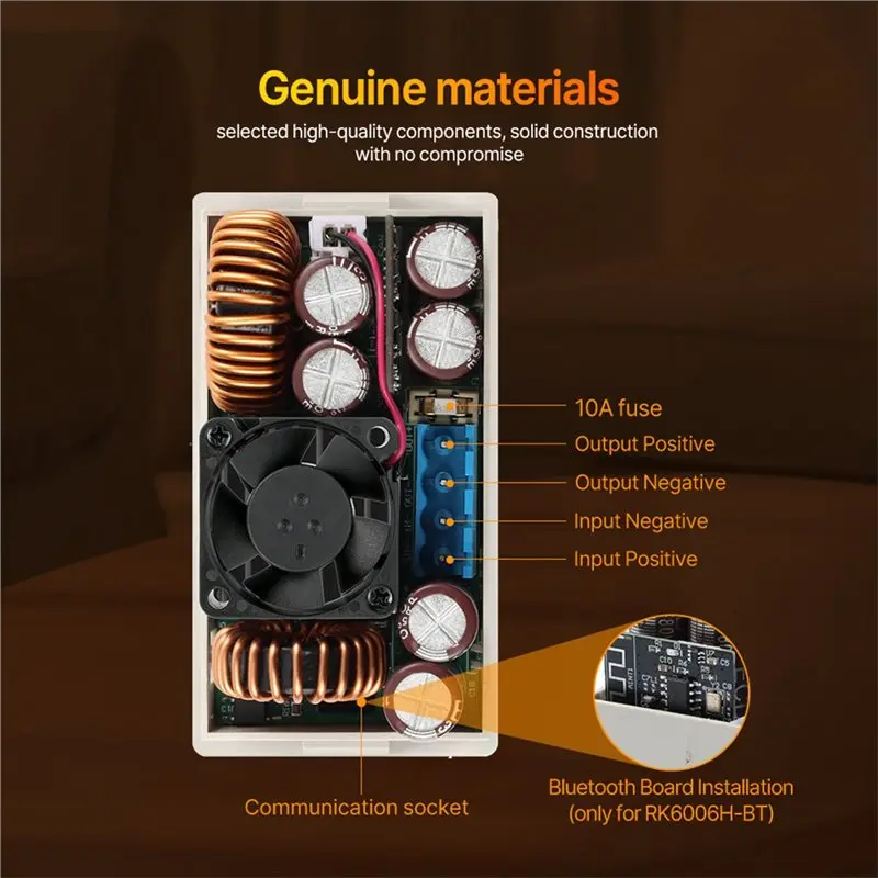 【LDHL】RK6006H 6A 360W Buck-Boost Voltage Regulator Power Supply Module With LCD Display For Electronics Repair