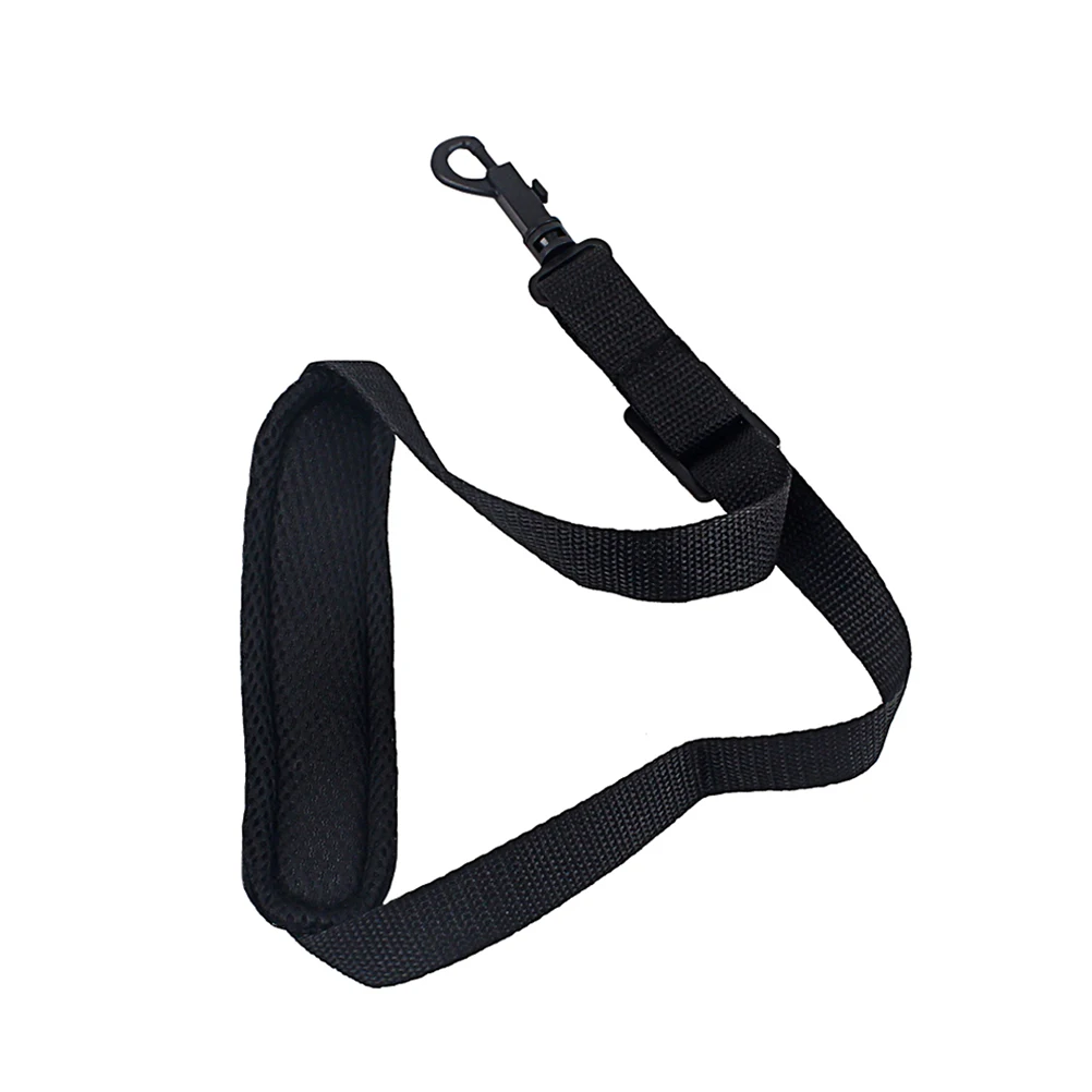 

CA152 Adjustable Universal Saxophone Sax Harness Shoulder Strap Belt for Alto Tenor Soprano Saxophone Parts Accessories (Black)