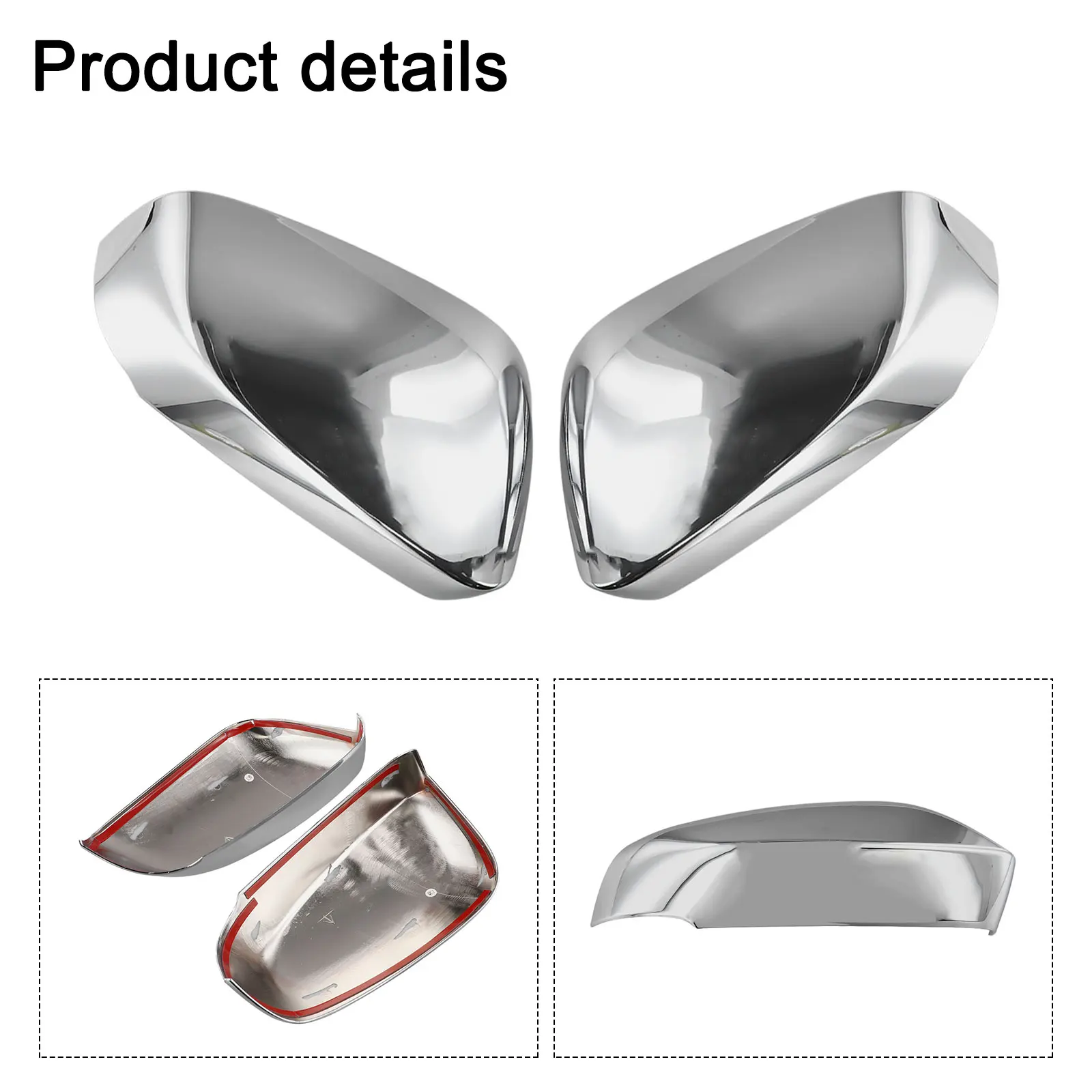 25*15*5 سنتيمتر مرآة الرؤية الخلفية يغطي تصميم سهل التركيب أداء مقاوم للحرارة مثالي صالح ل 2023-2024