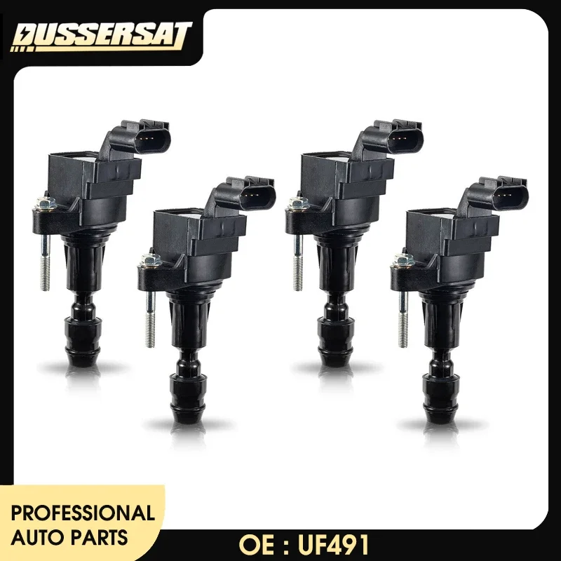 4 Pcs Ignition Coil 12629646 12638824 for Chevy Equinox Buick Regal Ontiac Saturn Saab Pontiac GMC Malibu 2.0 2.2 2.4L UF491