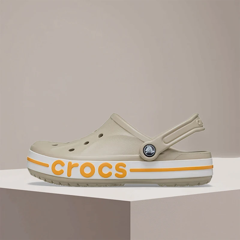Crocs Bayaband Clog Light Brown Casual Soft Comfortable Premium Lightweight Breathable Unisex Slip-On Beach Shoe 205089-2V3