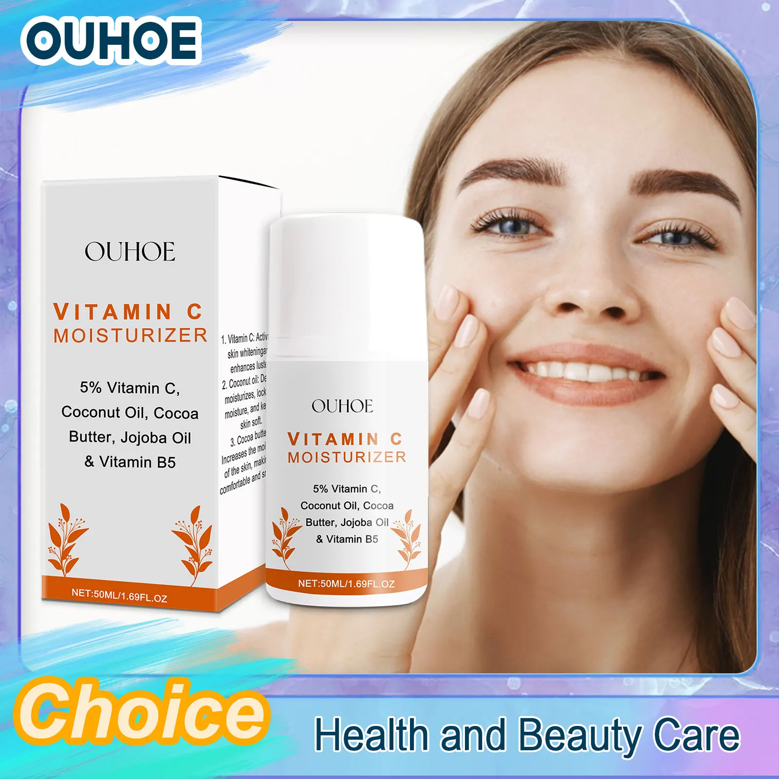 

Vitamin C Face Cream Anti Aging Dark Spots Remover Moisturizing Firming Lightening Nourish Brightening Facial Skin Care Product