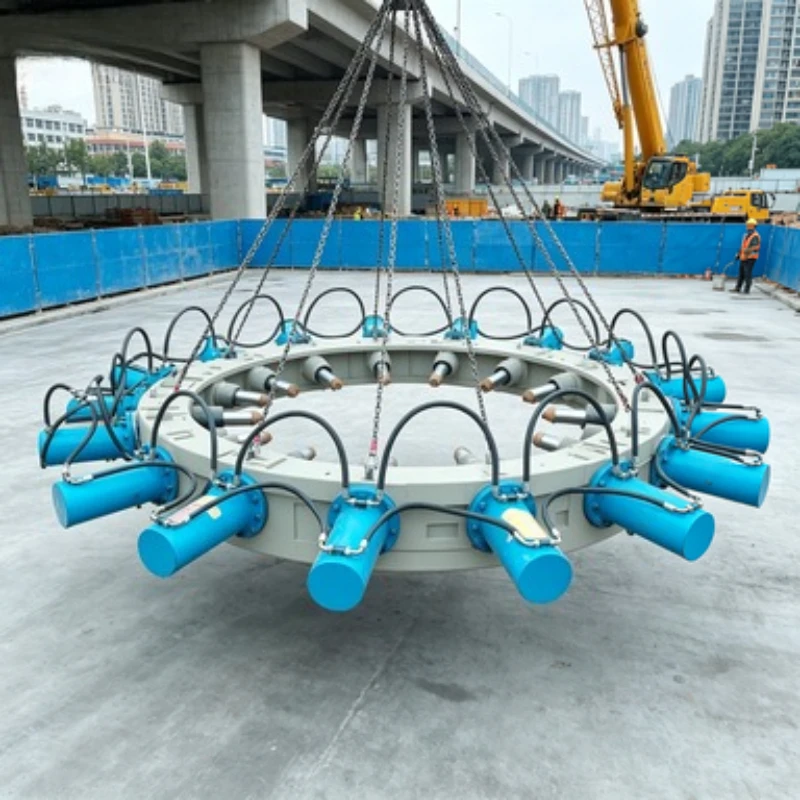 Hydraulic Pile Breaker 20T-50T Carrier Precast Pile Stable Performance Highway Engineering