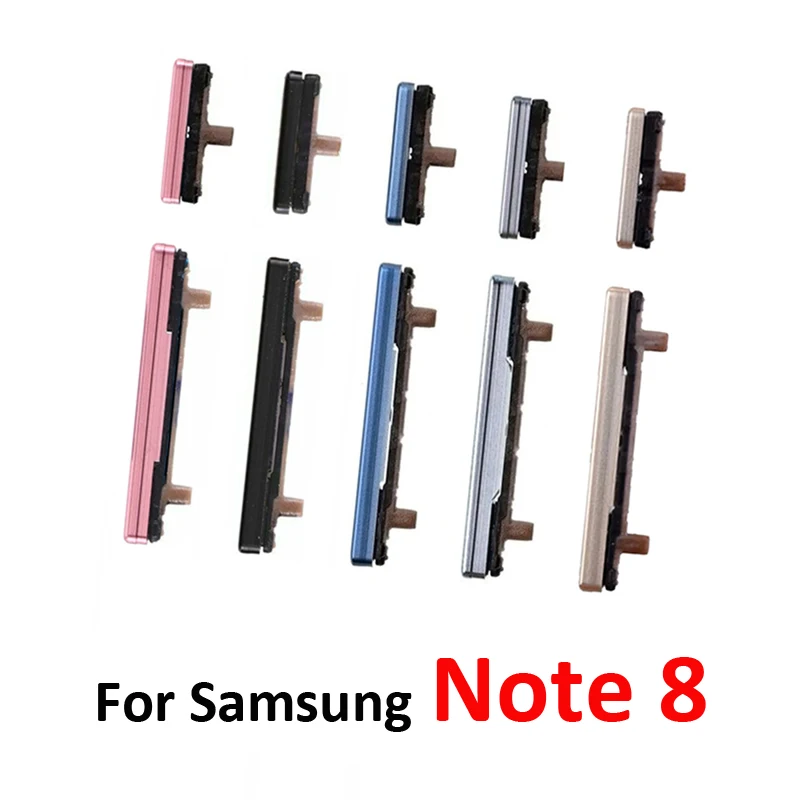 

Кнопка питания громкости телефона в стиле поп для Samsung Note 8 N950 N950F N950FD N950U N950W N950N, новая боковая клавиша с гибким кабелем