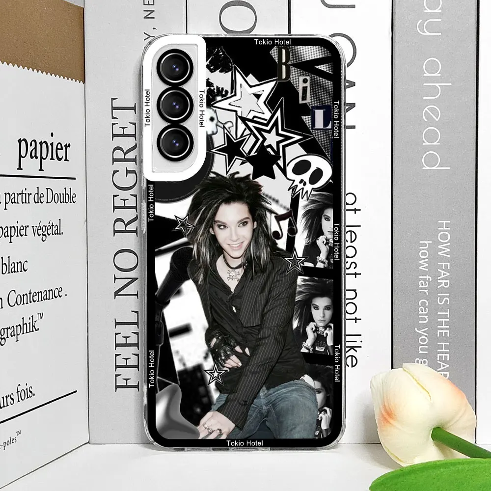 Singer Tom Bill Kaulitz T-tokio Hotel Phone Case for Samsung Galaxy S23 S24 Ultra S21 S20FE Soft Cover for Samsung S22 Plus Bags