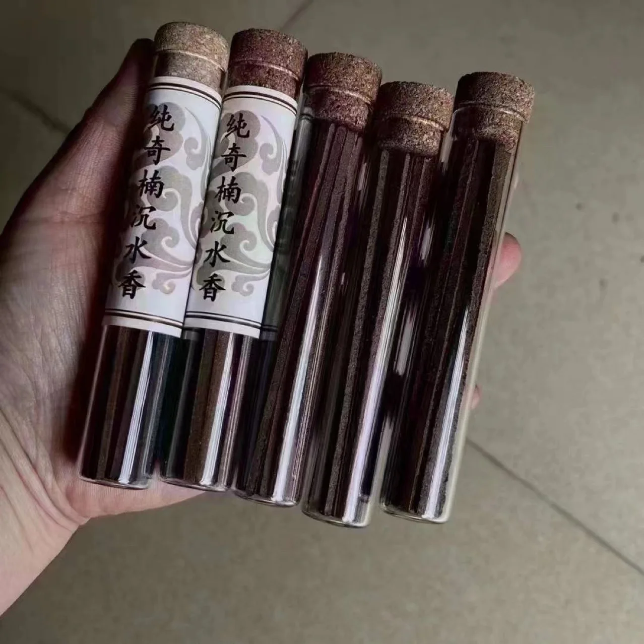 Collectible grade submerged non-stick powder Qinan incense square incense 8 grams per pack / tube indoor incense line incense pl