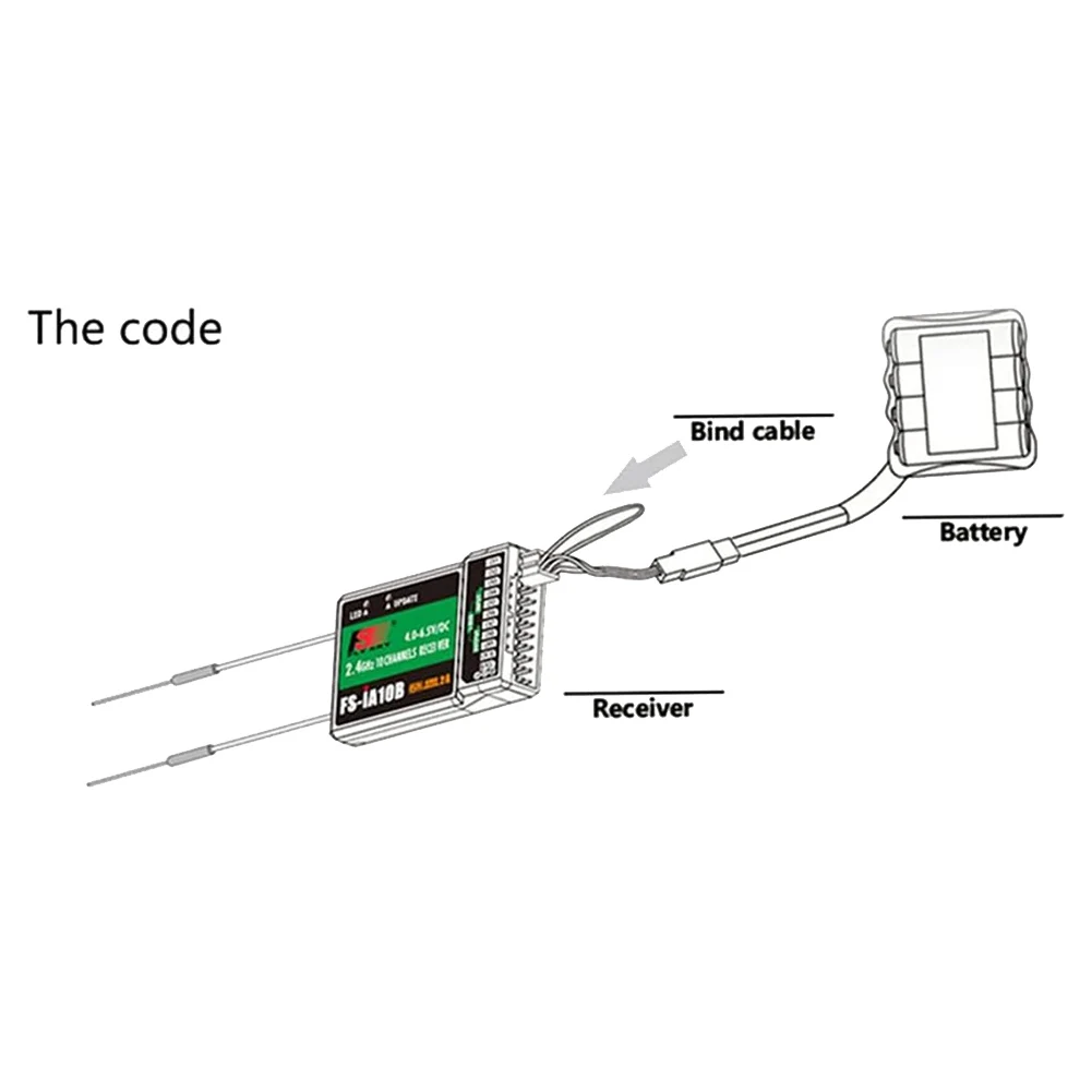 أفضل العروض FS-IA10B 10 قنوات استقبال استقبال مع مخرج PPM/IBUS/PWM ل RC ناقل موجات الراديو FS-I6X FS-I6 I6S