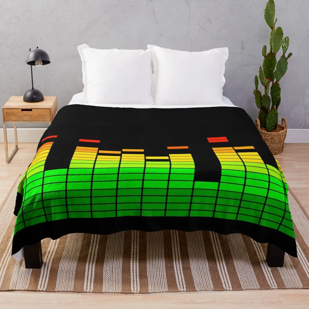 

DJ Music Beat Equalizer Throw Blanket Warm Tourist Beautifuls Blankets