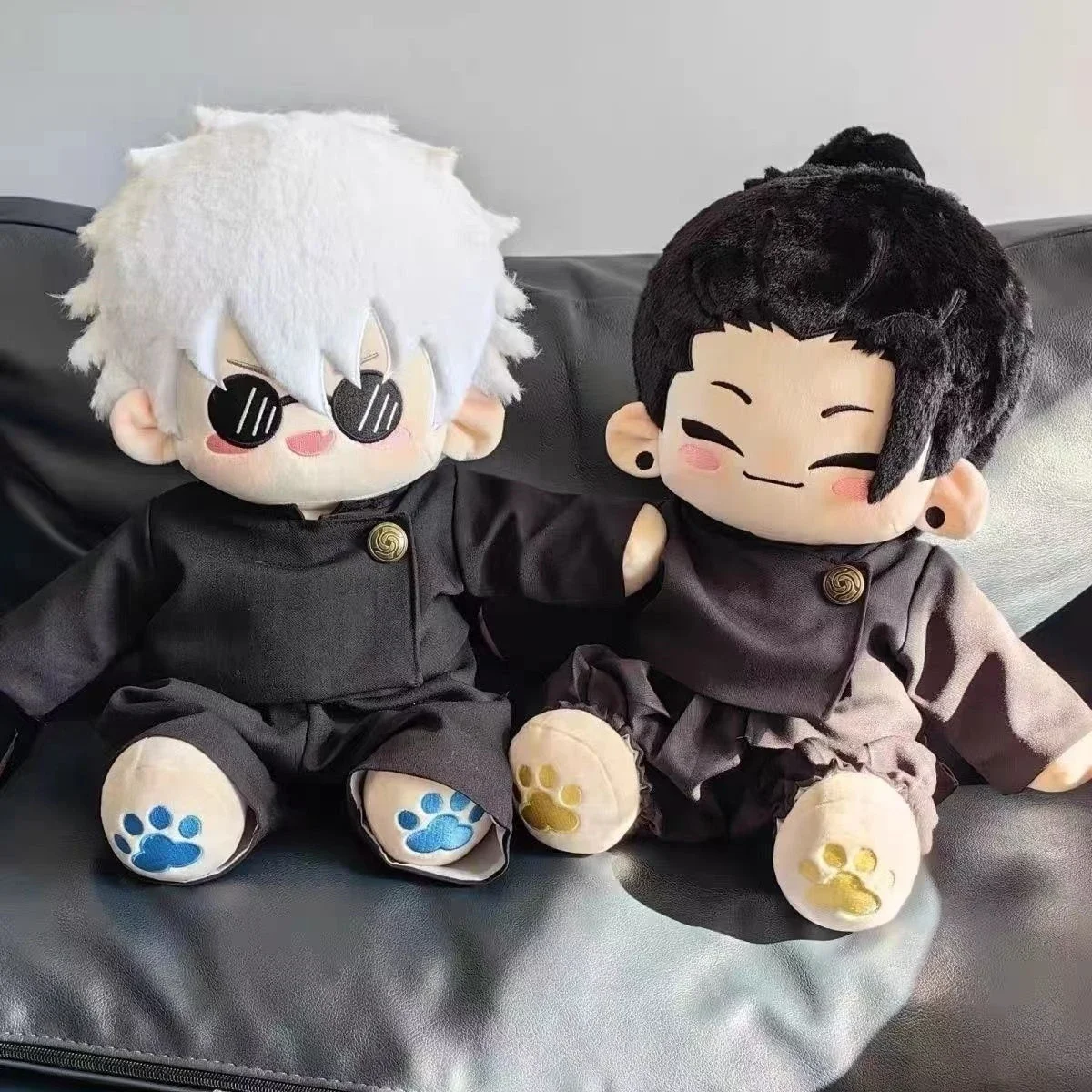 

Anime Jujutsu Kaisen Satoru Gojo Geto Suguru Cosplay Sitting Cotton Dolls Maumet Puppet Clothes Naked Baby Toys Xmas Gift