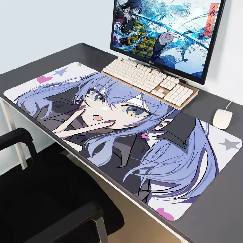 

Hot Sell Large Anime Hololive Mouse Pad Hoshimati Suisei Anti-Slip Keyboard Mat Laptop HD Mice Mat Playmat Boyfriend Gift