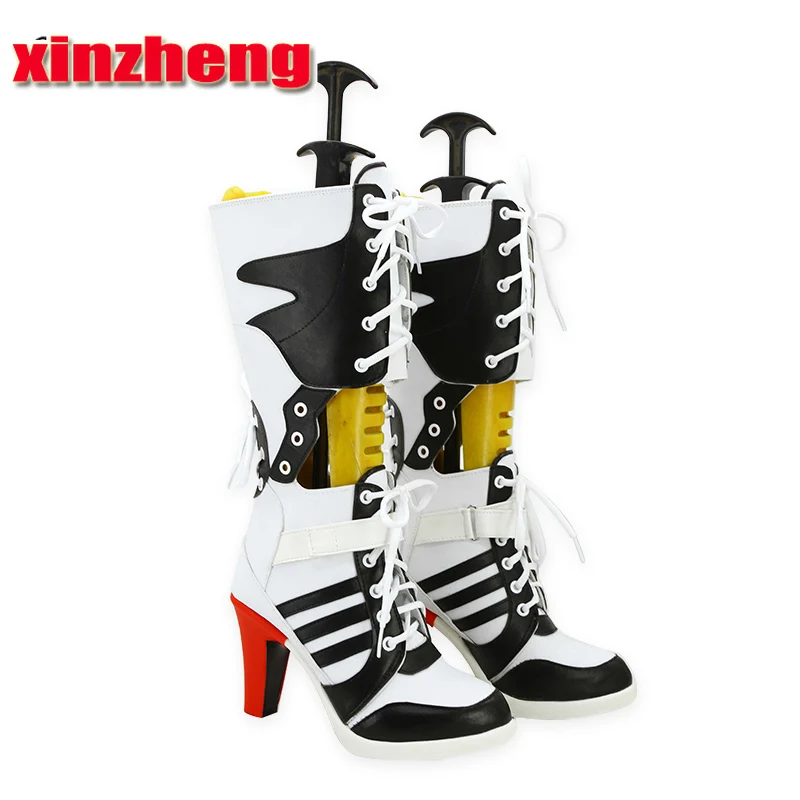 Kostüm Requisiten Erwachsenen Cosplay Stiefel Joker David sion Zubehör Schuhe Stiefel für Mädchen Frauen Halloween