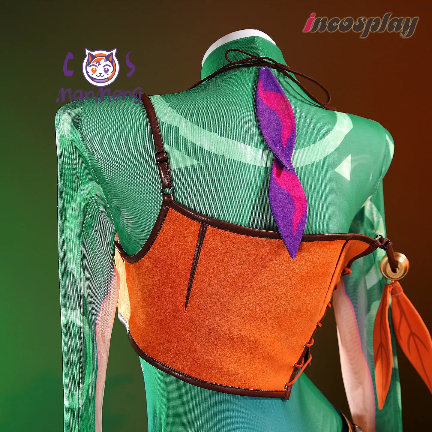 Neeko the Curious Chameleon Cosplay Costume Women's new sexy uniform dress headwear time Halloween carnival Game LOL suit view 2
