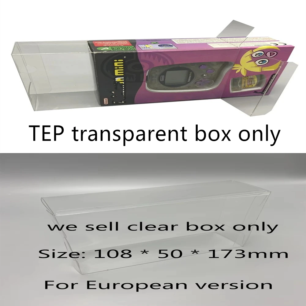 Collection Display Box For Nintendo Pokemon Mini Game Storage Transparent Boxes TEP Shell Clear Collect Case
