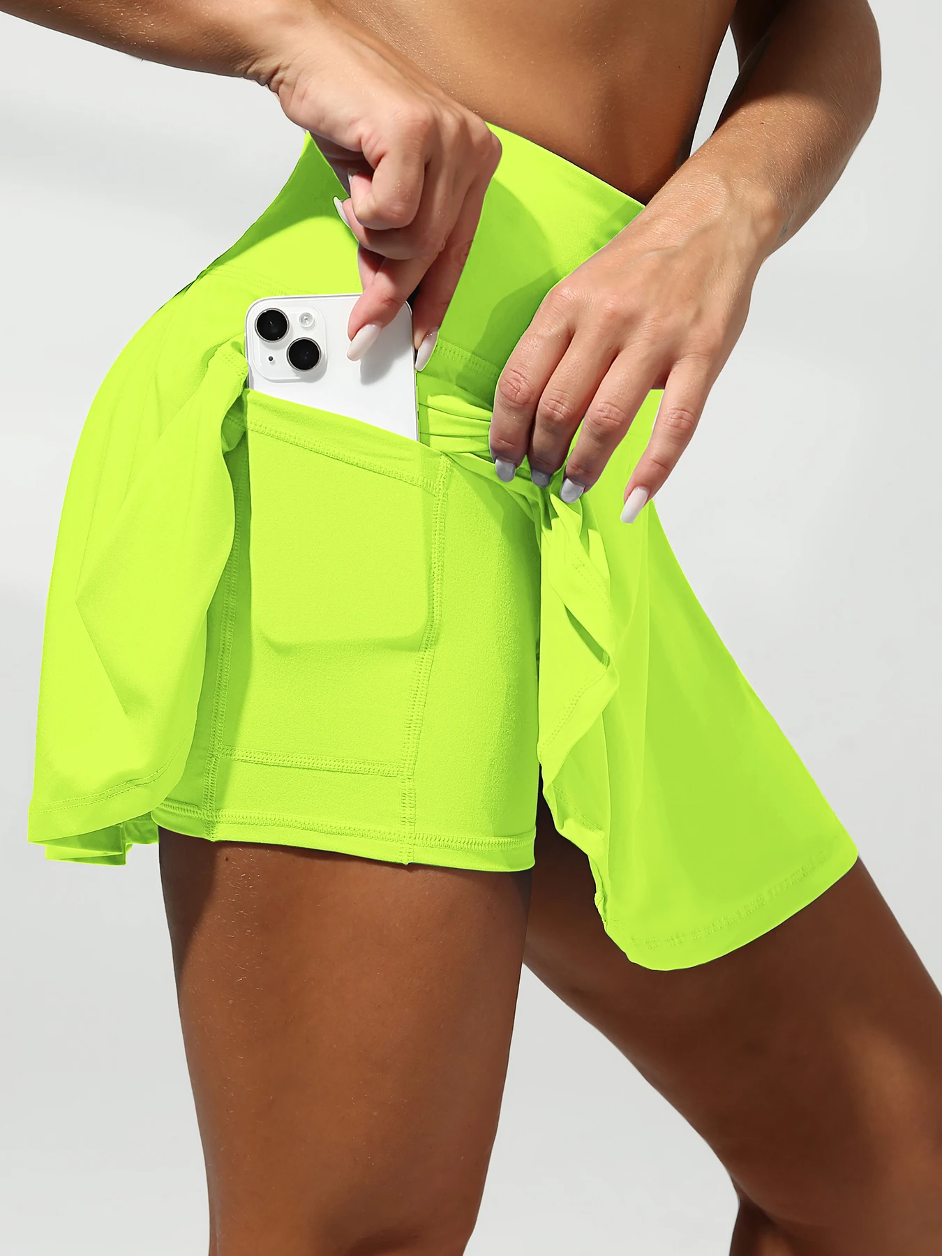 Upgrade 2.0 Sport Women Golf Wear Skirt Multiple Pockets Mallas Gym Outdoors Skirt Shorts Breathable Fitness Summer Shorts