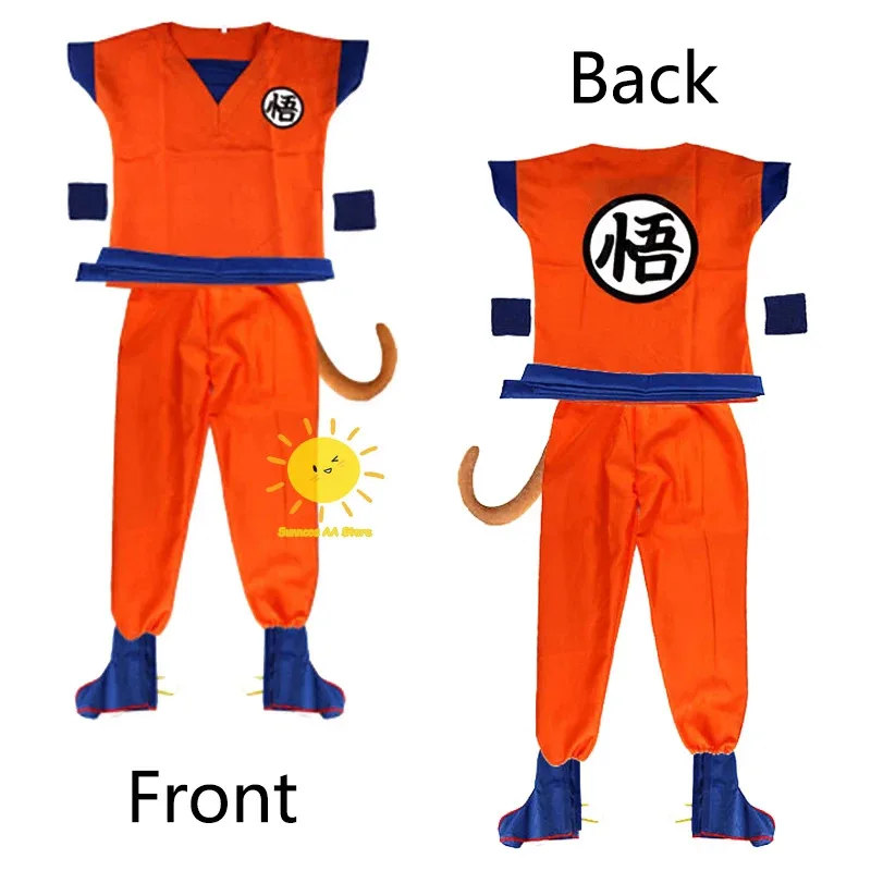 AA 1 Bear House Хэллоуин для детей и взрослых аниме Сон Гоку косплей костюм униформа парик подарок w1a2t новый 2025