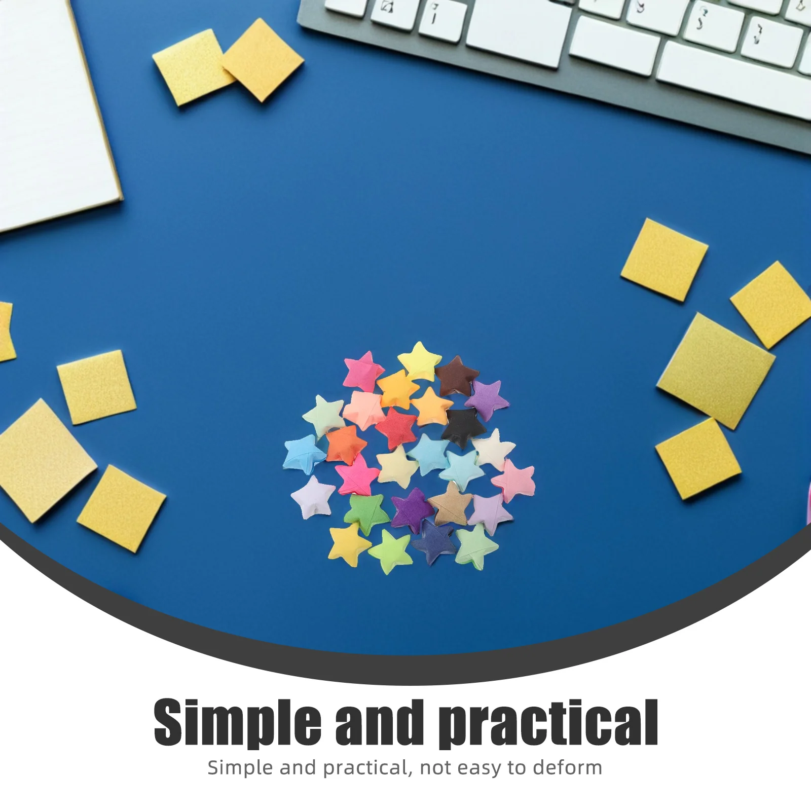 

4050Pcs Lucky Star Folding Paper - Colorful Origami Star Making Paper Strips for DIY Crafts - Birthday Wedding Party Decorations