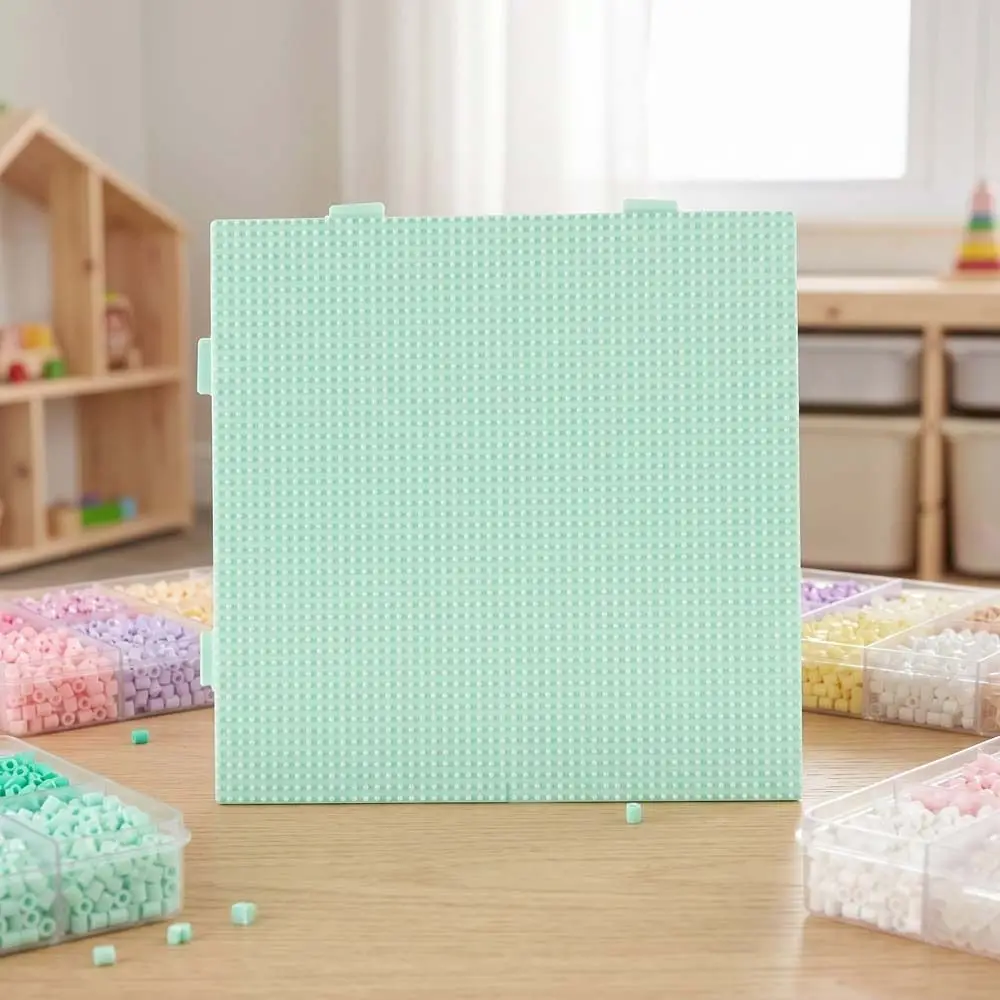 2.6mm Beads Fuse Beads Pegboards Heat Resistant DIY Perler Beads Boards Creative Square Hama Beads Pegboards Beading Supplies