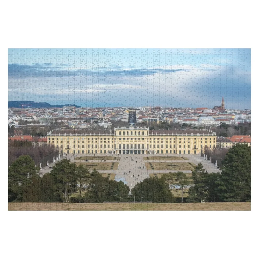 

Schonbrunn Palace in Vienna, Austria Jigsaw Puzzle Name Wooden Toy Custom Wood Puzzle