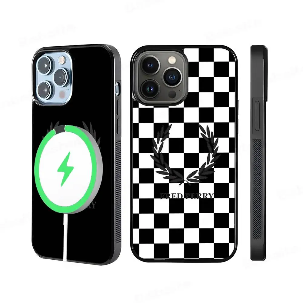

F-Fred Luxuxy Perry Magnetic For Magsafe Phone Case For IPhone 17 Air 16 Pro Max 15 14 13 12 11 Protective Cover