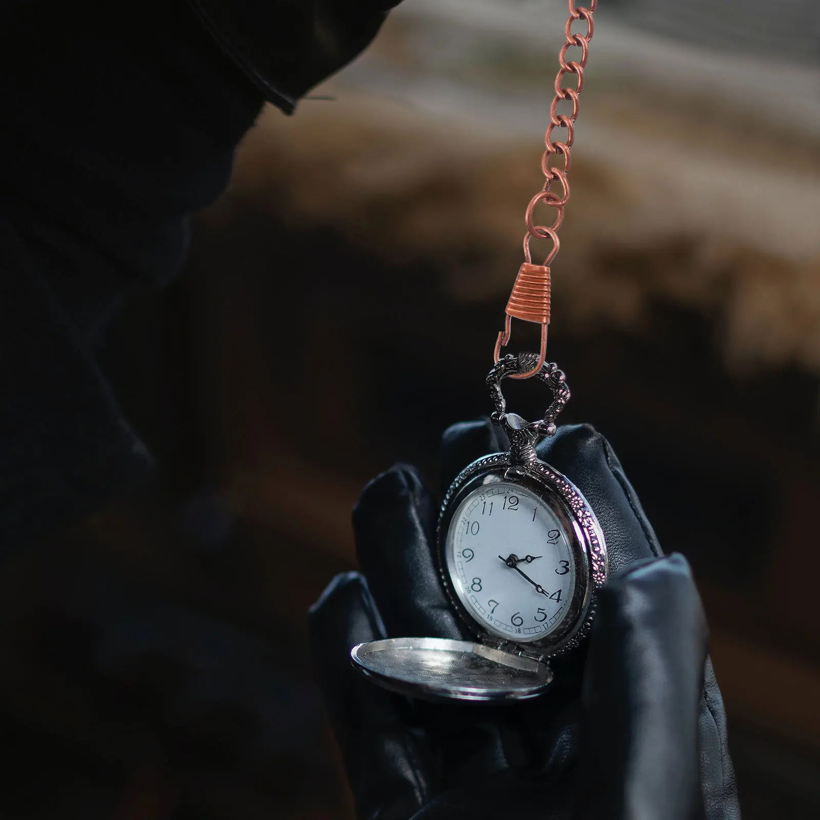 Catene per orologi da 3 pezzi Robusto ciondolo da tasca Catena per orologi Collana con fibbia Catene per cintura in lega con chiusura punk