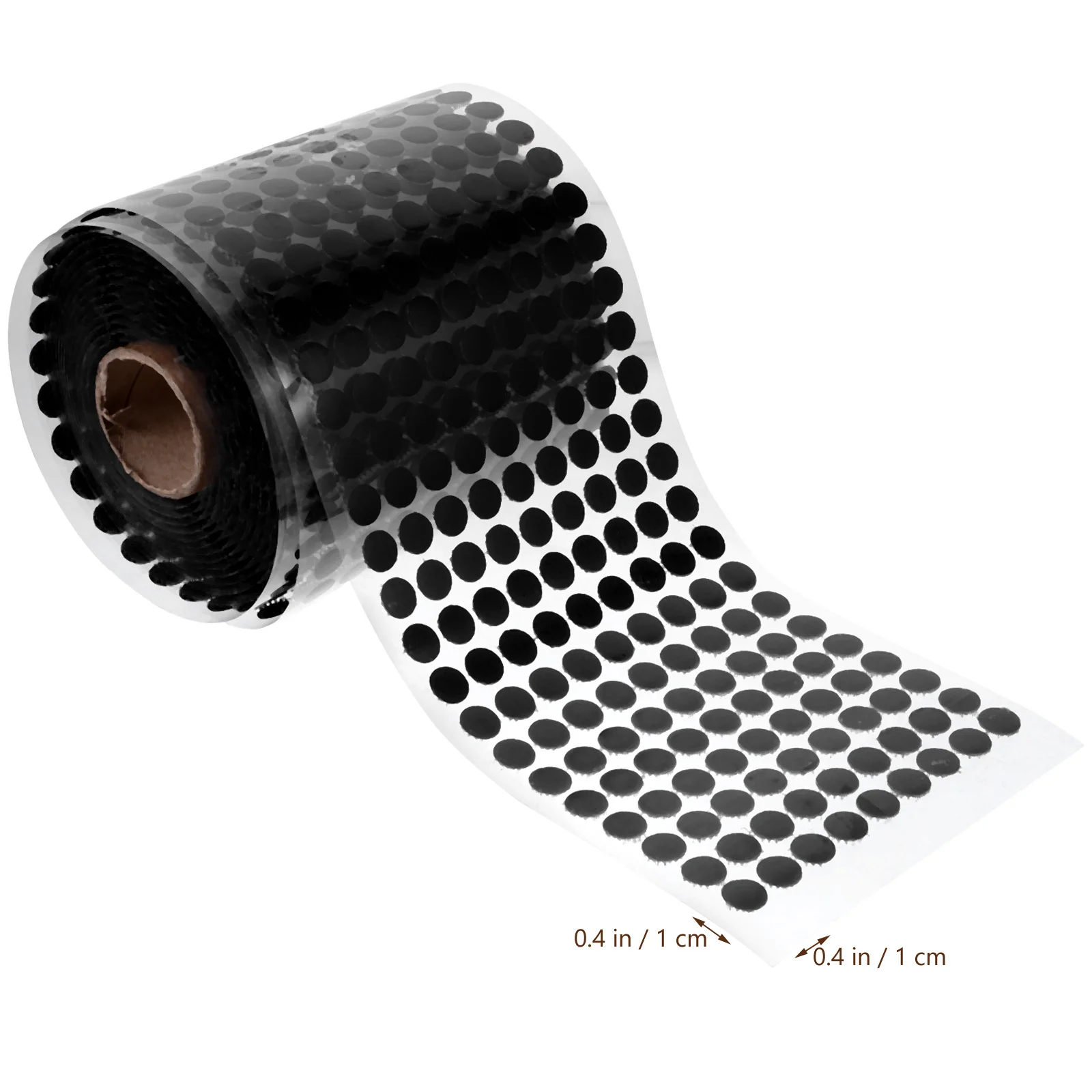 1000 قطعة هوك وحلقة ذاتية اللصق الشريط منصات مستديرة مزدوجة الوجهين للسجاد البساط وسادة أريكة غطاء سرير تحديد لاصق قوي #3