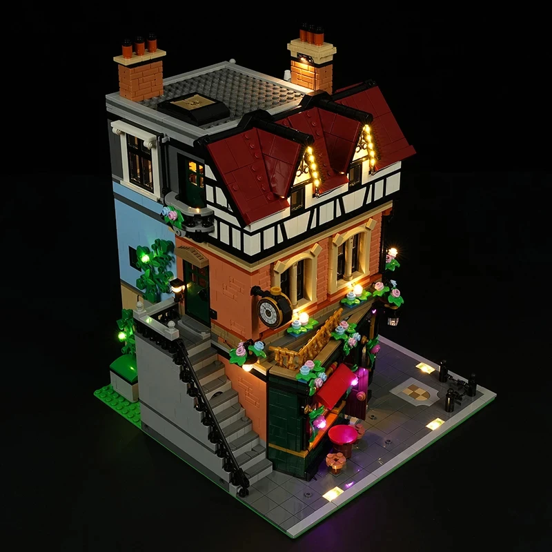 DIY LED-lichtset voor LEGO 10350 Tudor-hoek (alleen LED-licht, zonder blokkenmodel)