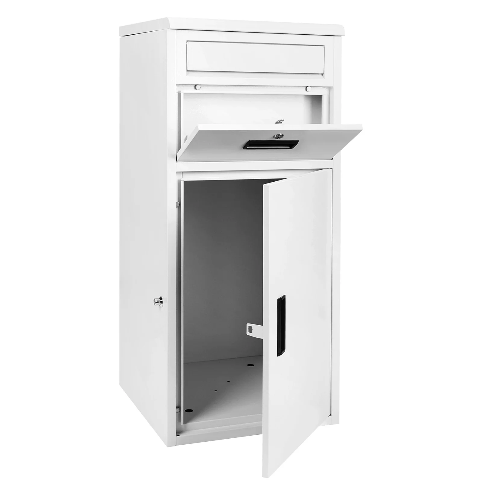 

Outdoor Storage Box Waterproof Outdoor Package Delivery Rustproof Package Drop Container with Lock for Porch House Curbside