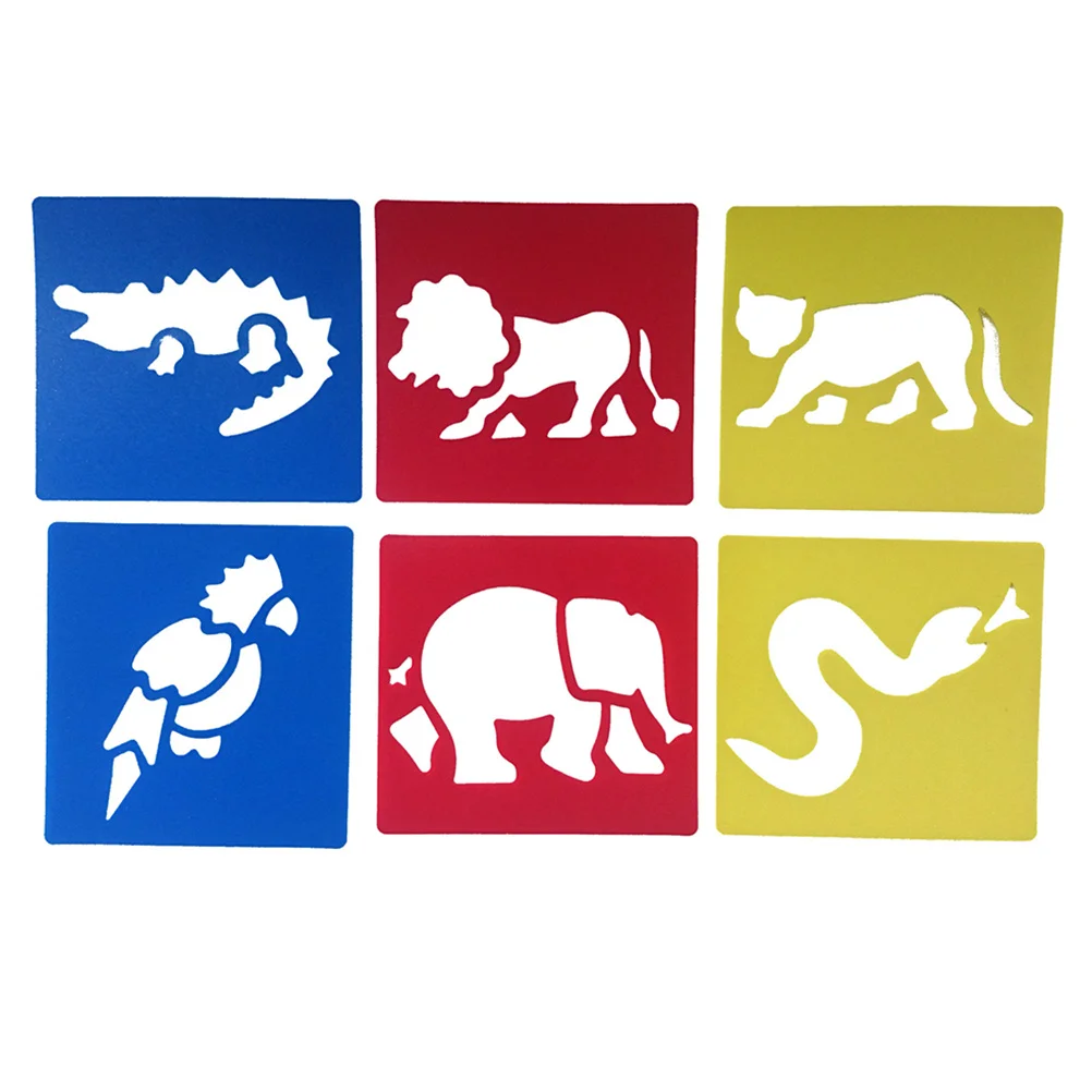 

24pcs Kids Painting Templates Drawing Tools Multi-Pattern Hollow Stencil Diy Craft Art Supplies For Preschool Home Paper