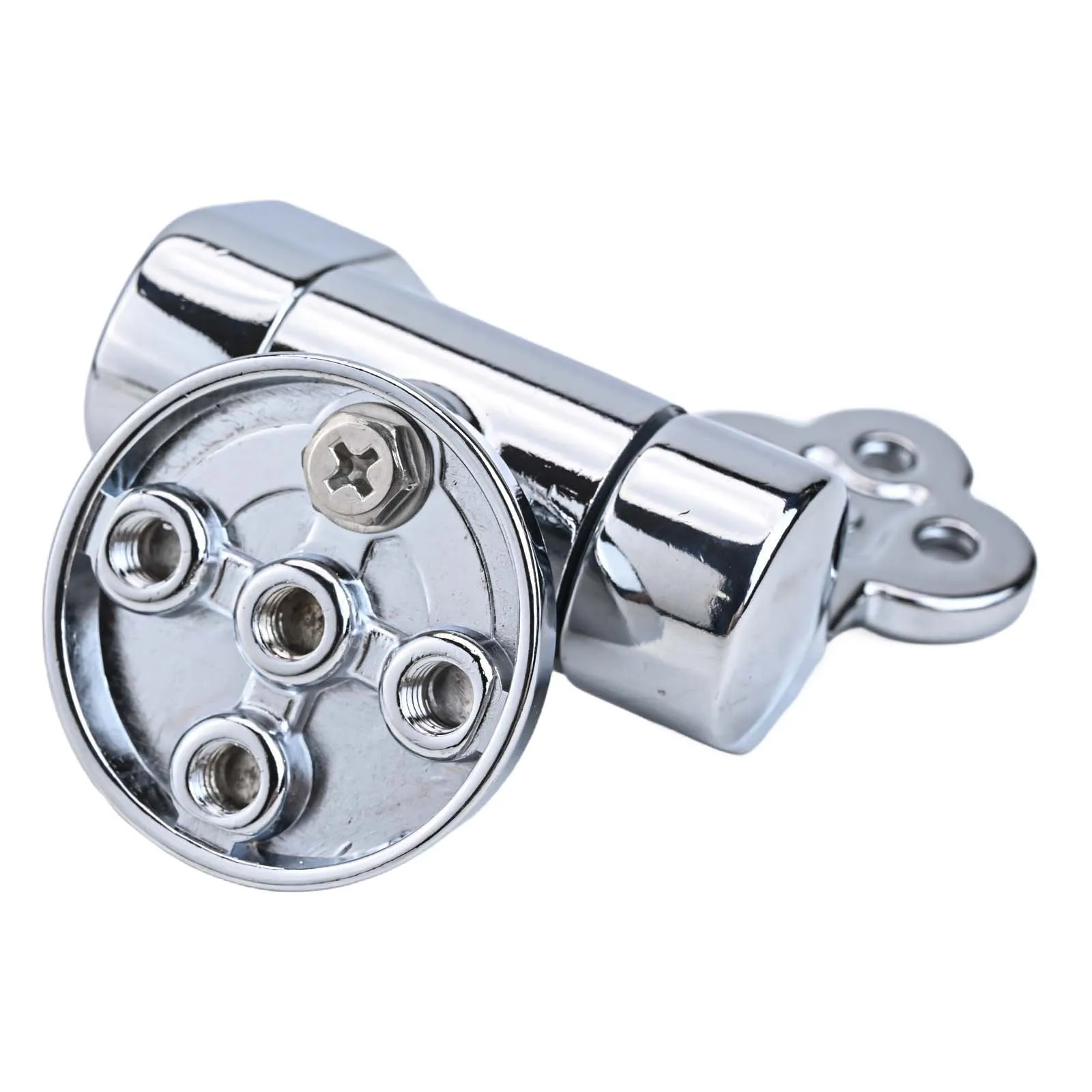 Bathroom Accessory Plum-shaped Zinc Alloy Hinge Chrome-plated Toilet Hinge Rust-resistant Zinc Alloy Sturdy Structure