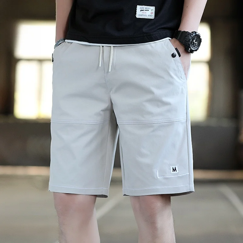 

Men's ort Pants Casual Thin Loose Workwear Summer Spor Straight Leg Pants Anti-Wrinkle Polyester Fiber Youthful