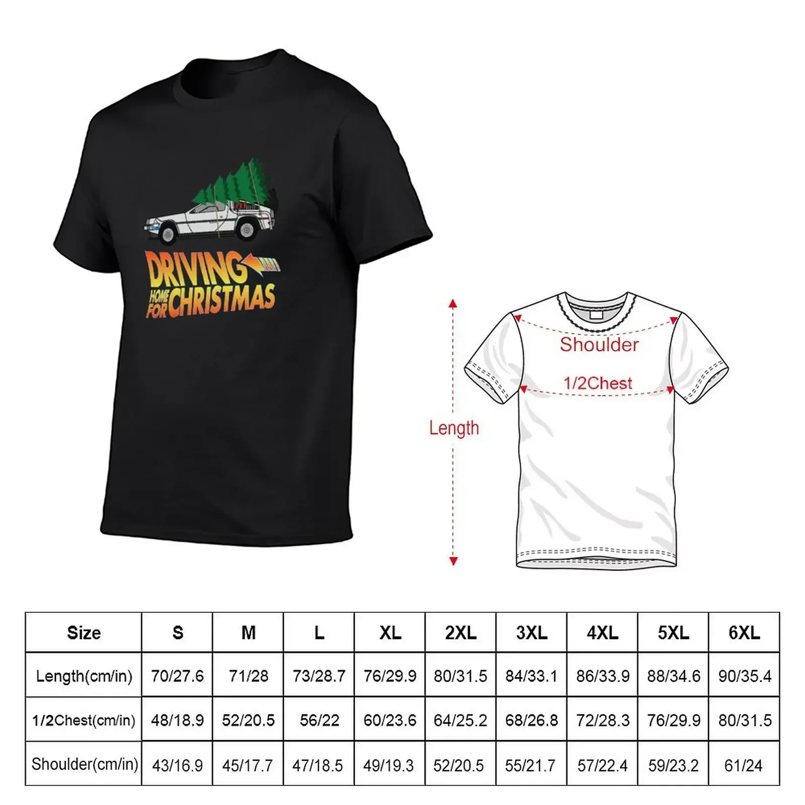 Driving Home for Christmas - Back to the Future T-Shirt oversizeds heavyweights new edition mens t shirt graphic