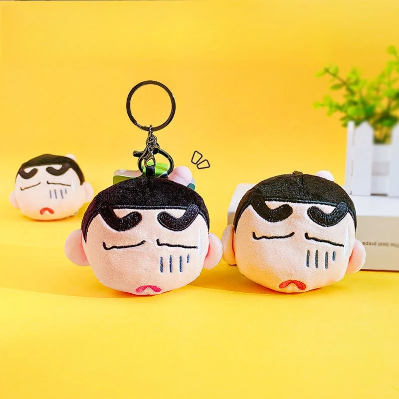 

Cartoon Shin-chan Plush Doll Keychain Pendant Back Packaging Jewelry Soft and Comfortable Toys for Boys and Girls Holiday Gifts