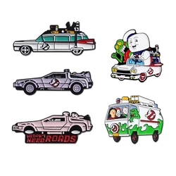 Magic Wizard School Enamel Pins Creative Cartoon Brooches Clothes Collar Lapel Badge Accessories Gift for Kids Friends