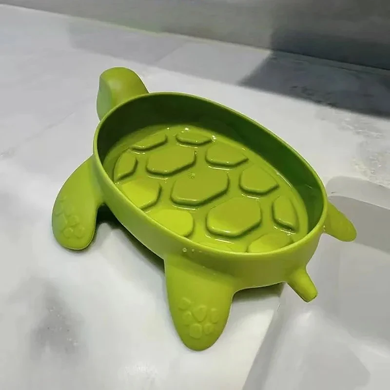カメの形をした石鹸箱,バスルーム,シャワー,石鹸ホルダー,スポンジ収納プレート,トレイ,バス用品,ガジェット用