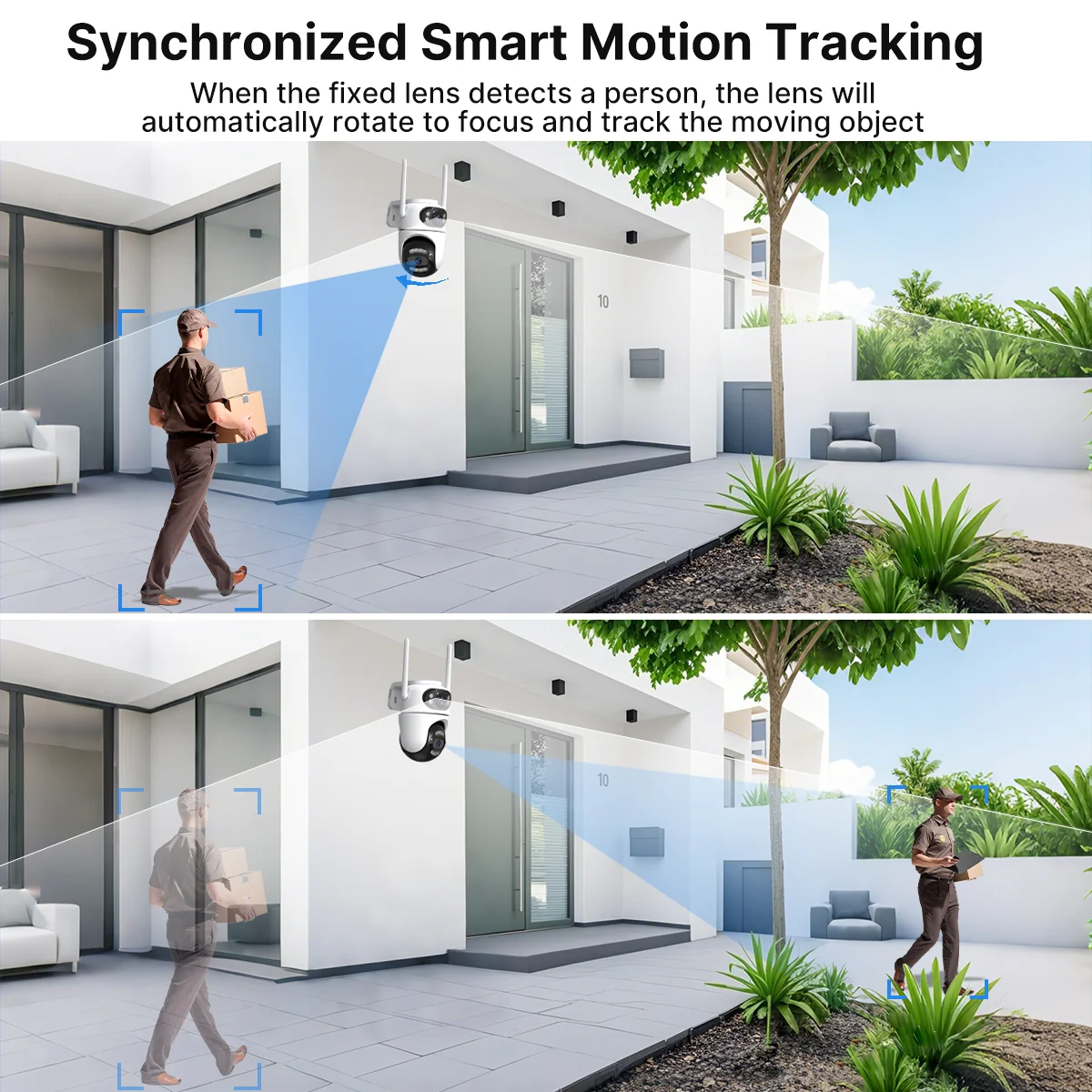 WONSDAR 2 قطعة كاميرا IP في الهواء الطلق المنزل الذكي الذكية للرؤية الليلية مراقب 2-way الصوت تصنيف حماية الأمن مراقبة iCsee