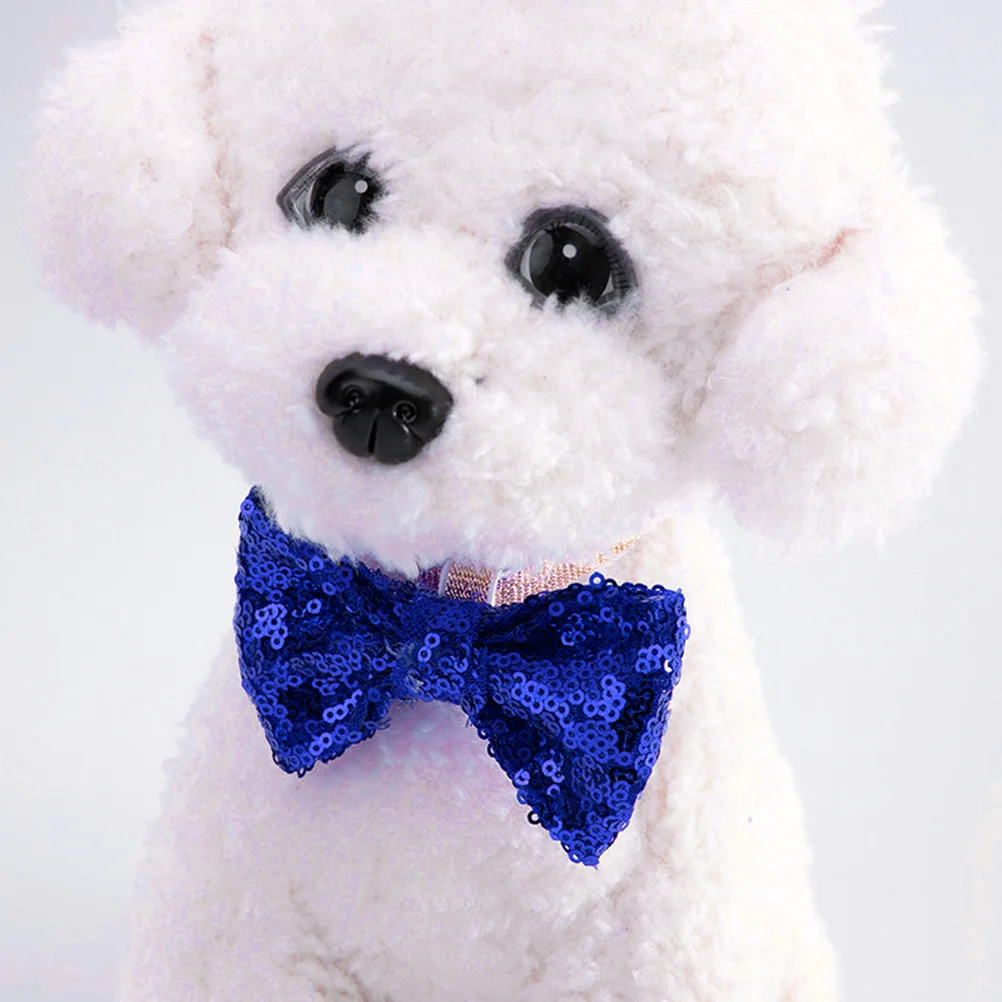 

Pet Birthday Hat Blue Bowknot Adorable Cosplay Headwear for Dog Cat Party Photo Shoot Theme Events Dog Birthday Hat with Bowknot