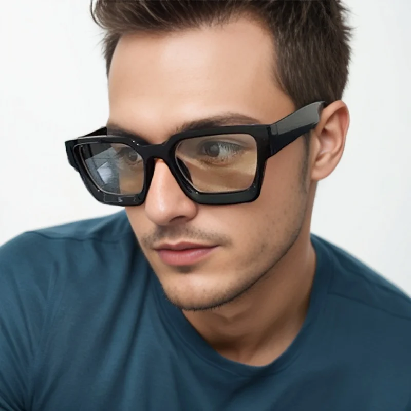 Neue quadratische Computerbrillenfassung für Damen und Herren, Blaulichtfilter-Brille, rechteckige Brillen, optische Brillen.