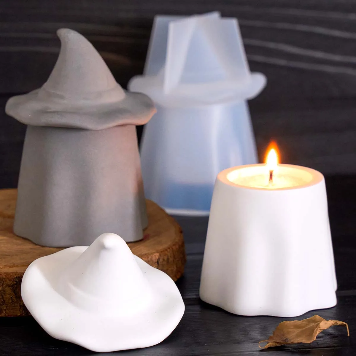 แม่พิมพ์ซิลิโคนรูปทรงเทียนรูปแ - Candle Making Jars With Lids บทวิจารณ์และราคา