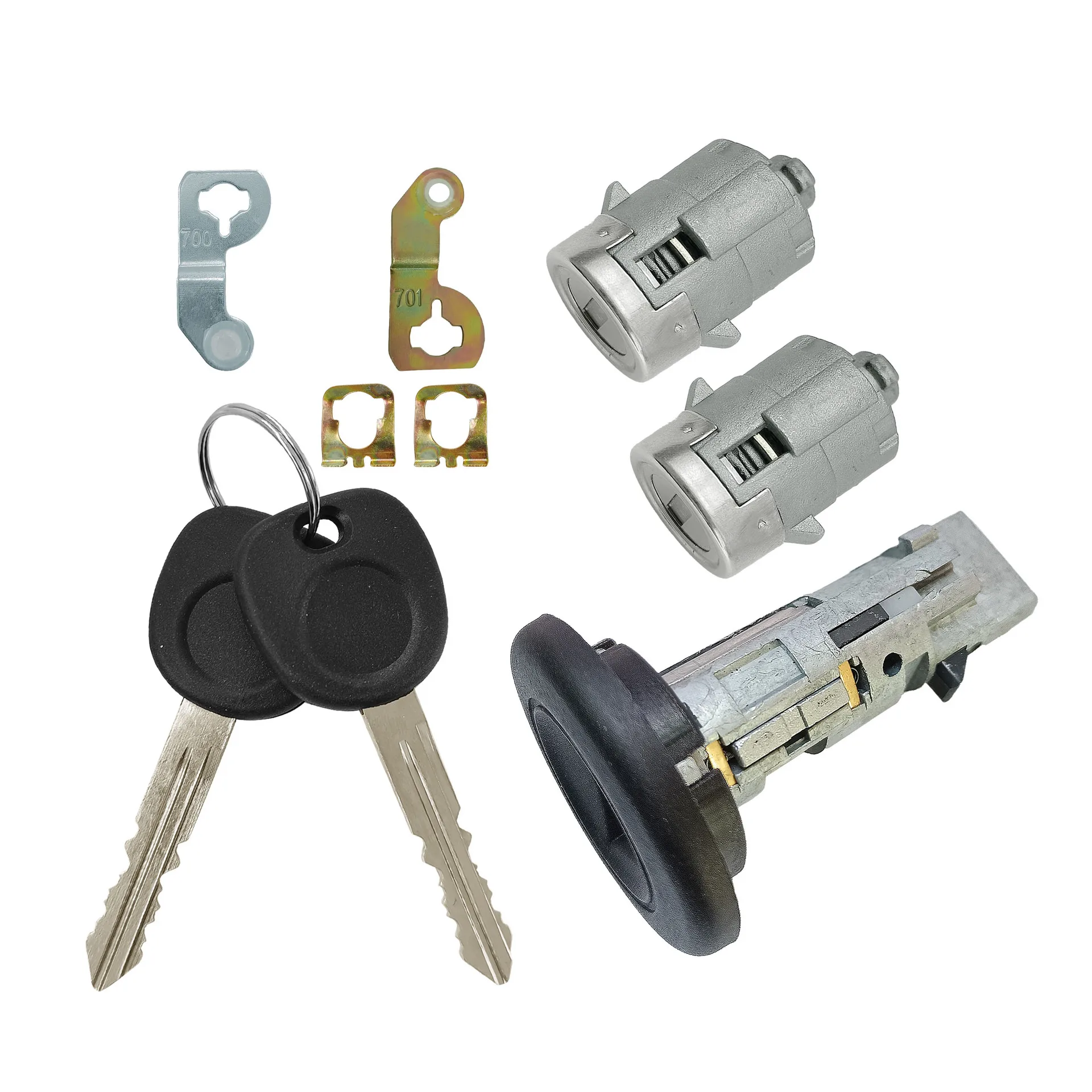 

New Ignition Lock Cylinder Switch and left right door lockr707835 15298923 706592 706797 For GMC For Cadillac Full lock parts