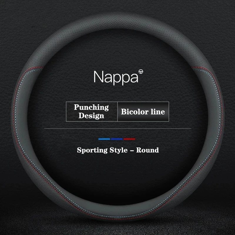 38CM 40CM 42CM 45CM 47CM Car Truck Extra Large Artificial Leather Steering Wheel Braid Cover Universal Auto Interior Accessories